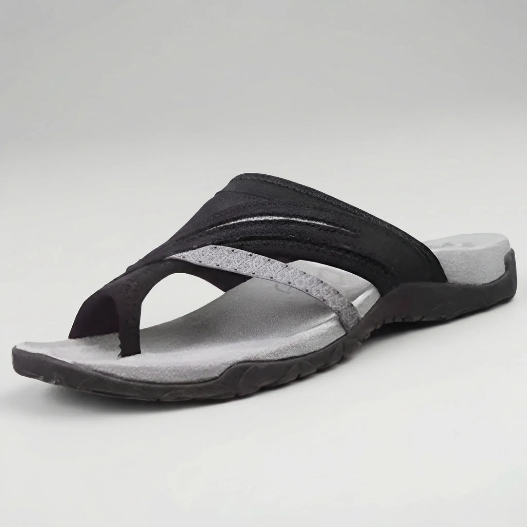 Crossella - Cross Strap Slip-On Sandal