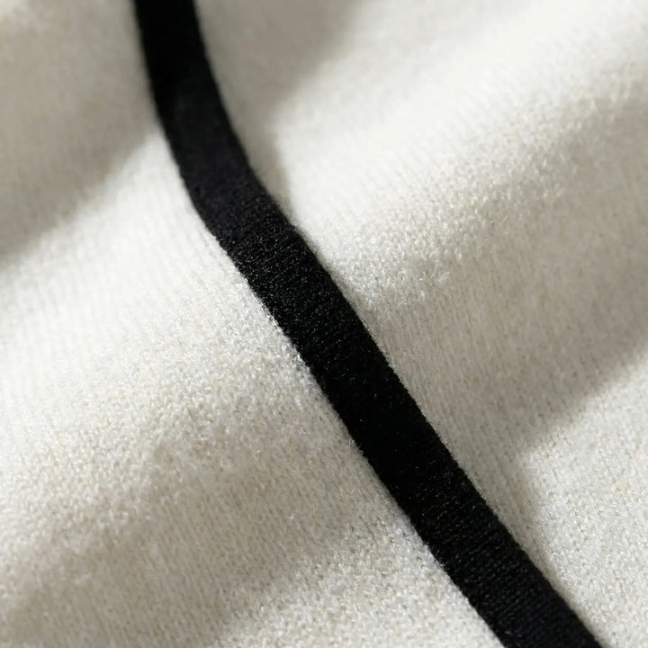Crosswyn - Maglione a maglia con scollo a V incrociato