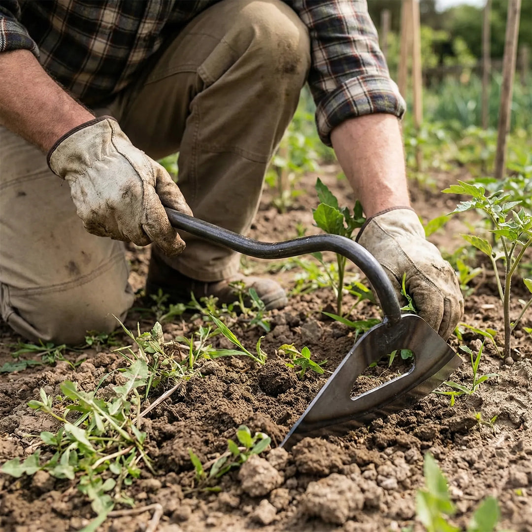 Cultivorn - Zappa da giardino a testa cava a forma di pala