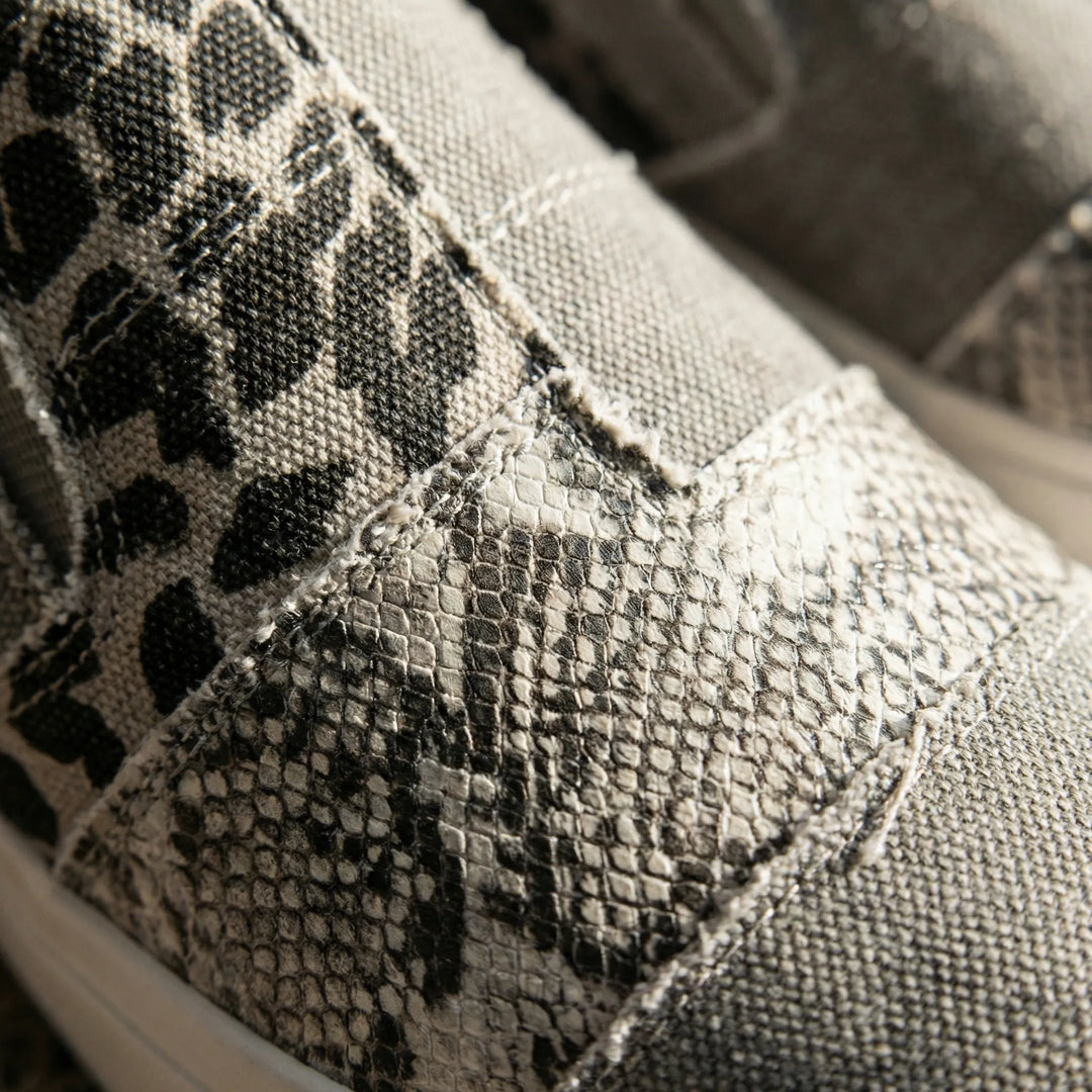 Denvra - Mocassini slip-on in denim patchwork