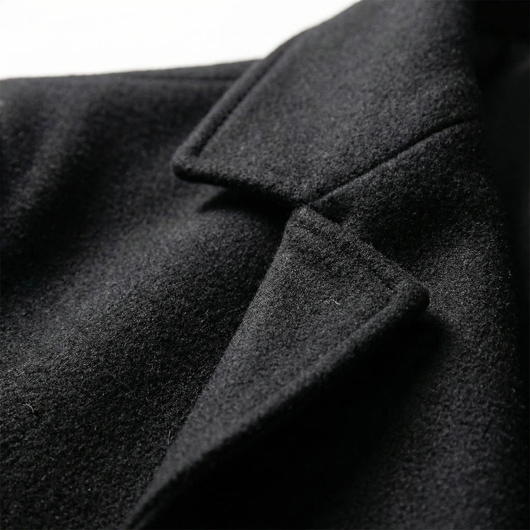 Dravecco - Cappotto lungo con revers a tacca