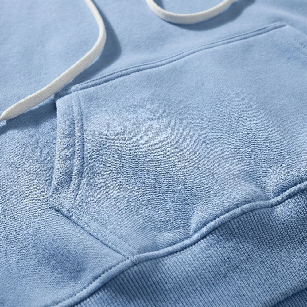 Dravelo - Felpa con cappuccio pullover dalla vestibilità rilassata per uomo