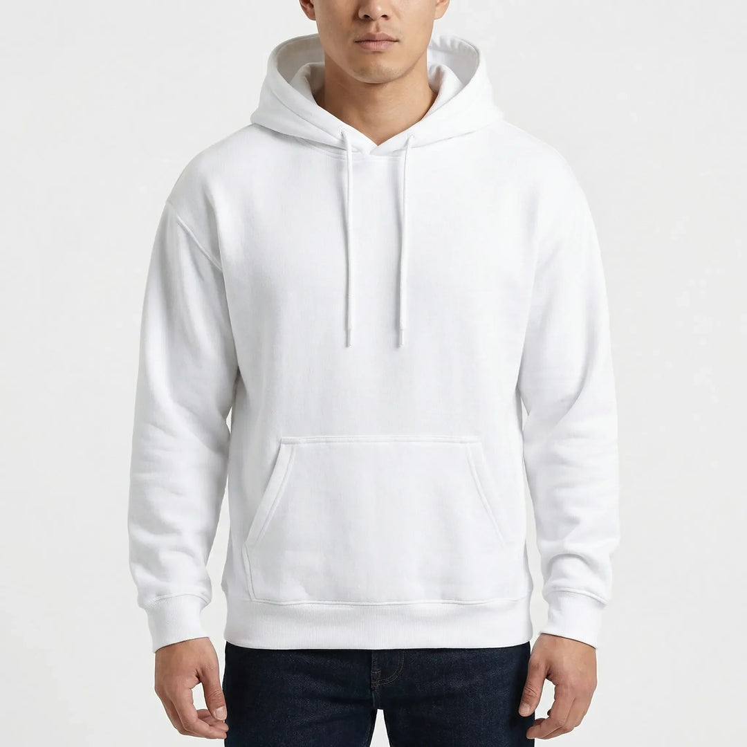 Dravelo - Felpa con cappuccio pullover dalla vestibilità rilassata per uomo
