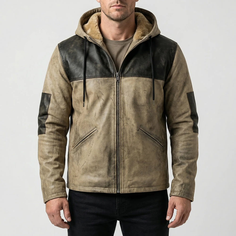Draxton - Giacca con cappuccio e cerniera da uomo