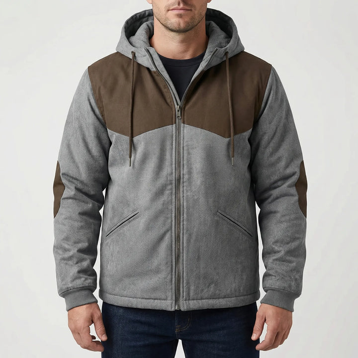 Draxton - Giacca con cappuccio e cerniera da uomo