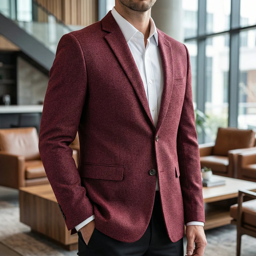Dressoro - Blazer monopetto con revers a tacca