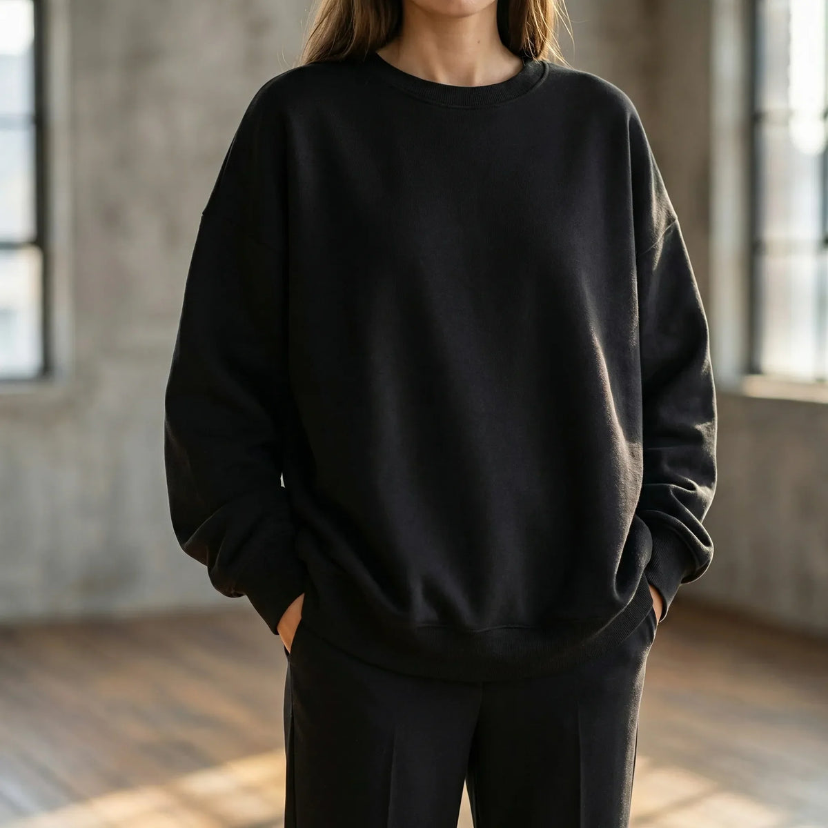 Maglione Oversize con Spalle Cadenti per Donne