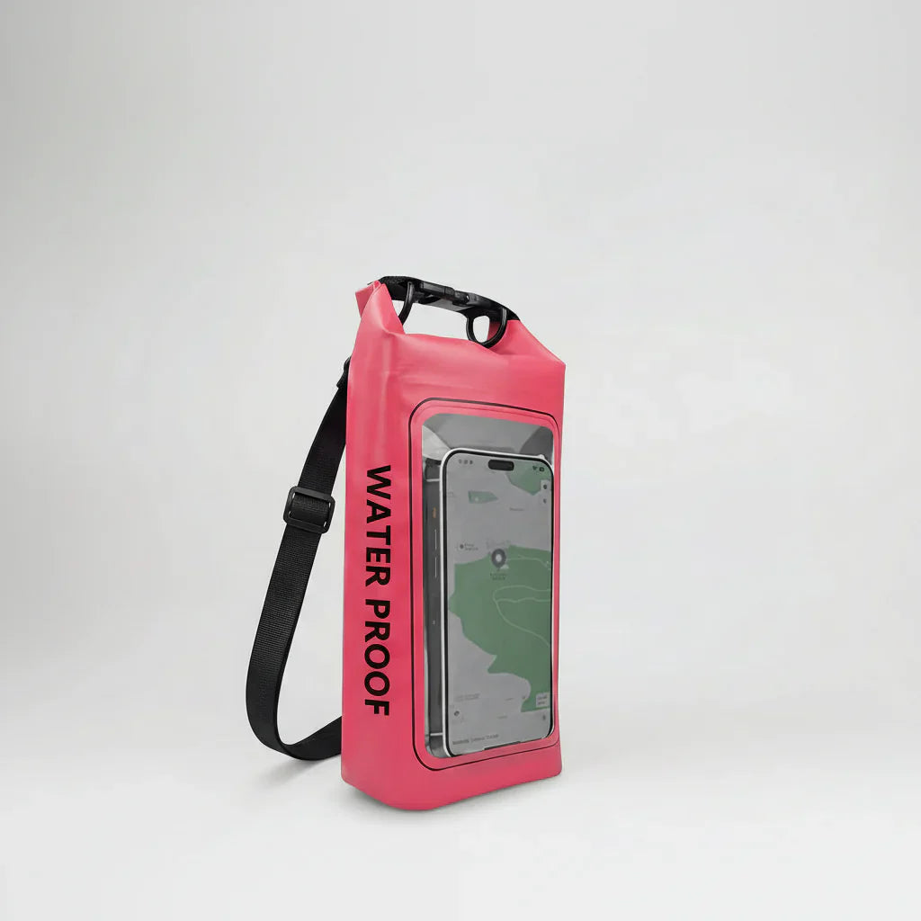 Dryventure - Borsa impermeabile con chiusura arrotolabile e finestra per cellulare