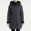Cappotto Duffle con Chiusura Toggle e Cappuccio per Donne