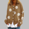 Maglione in Maglia Floreale per Donne
