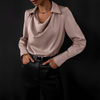 Elegante camicetta in seta da donna – Lussuosa ed elegante