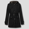 Parka con Cappuccio e Cintura per Donne