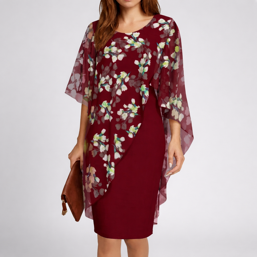 Abito Floreale Elegante per Donne