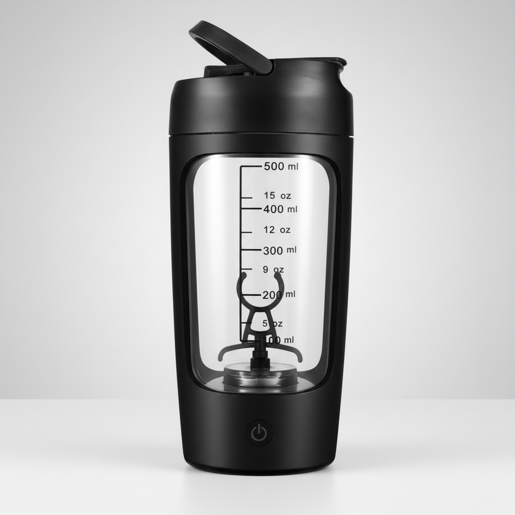 Bottiglia shaker elettrica in Tritan per frullati proteici
