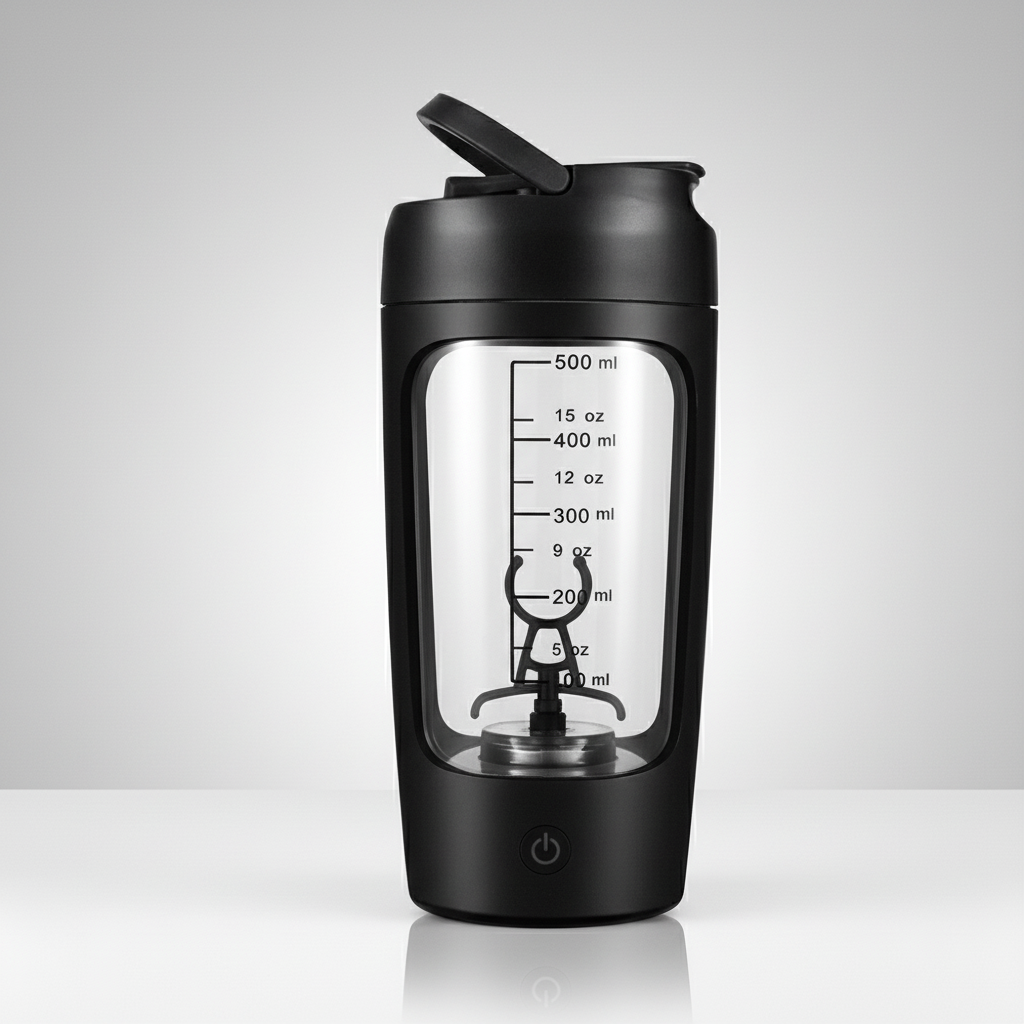 Bottiglia shaker elettrica in Tritan per frullati proteici