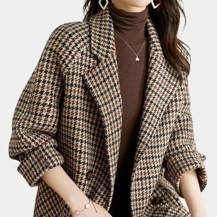 Giacca da Donna con Design Classico a Doppio Petto