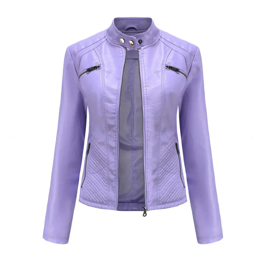 Cappotto Design Biker Classico per Donne