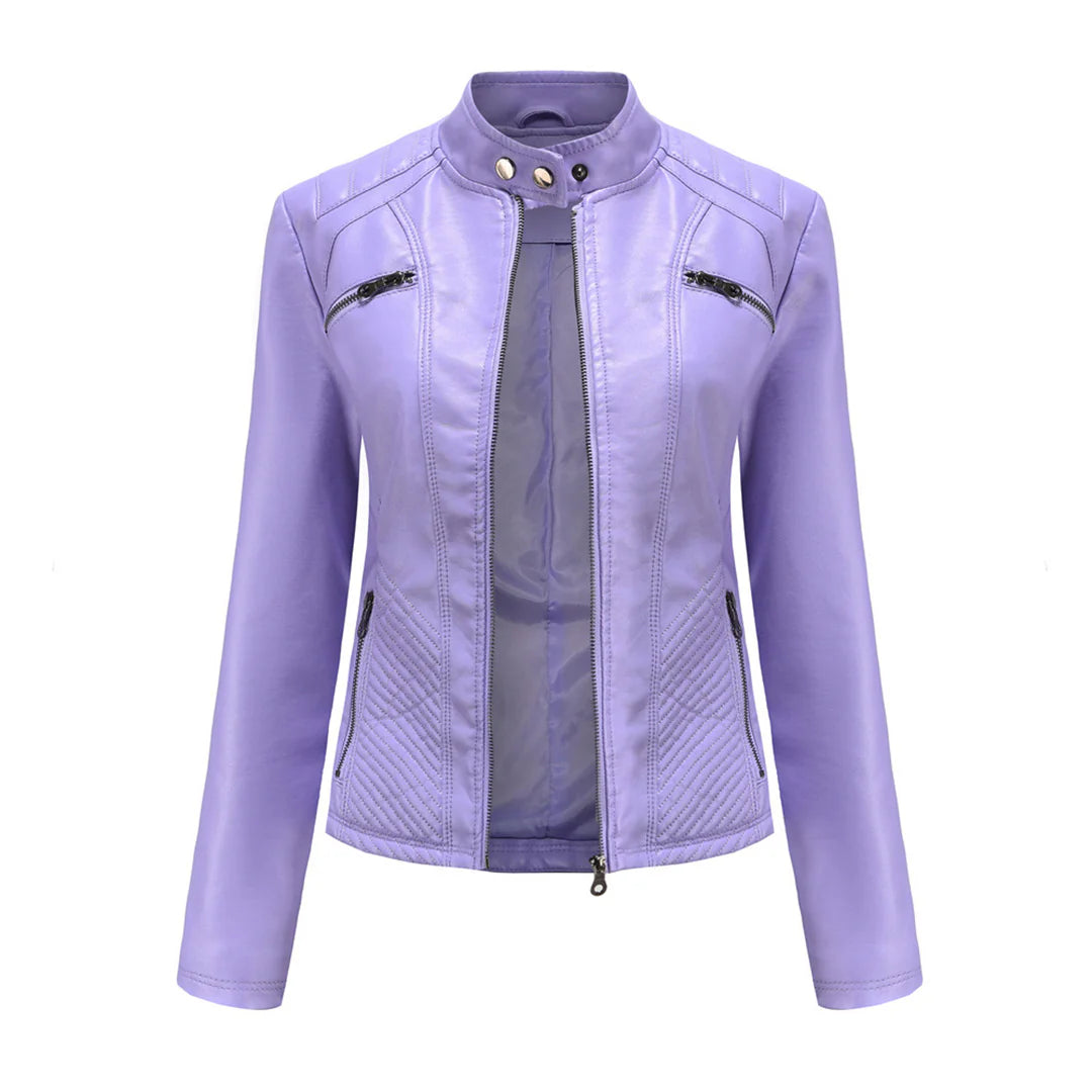 Giacca da donna elegante in ecopelle