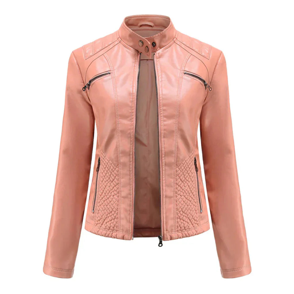 Cappotto Design Biker Classico per Donne