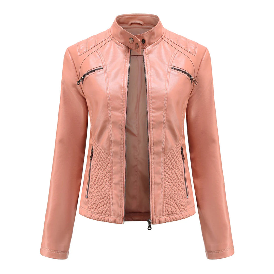 Giacca da donna elegante in ecopelle