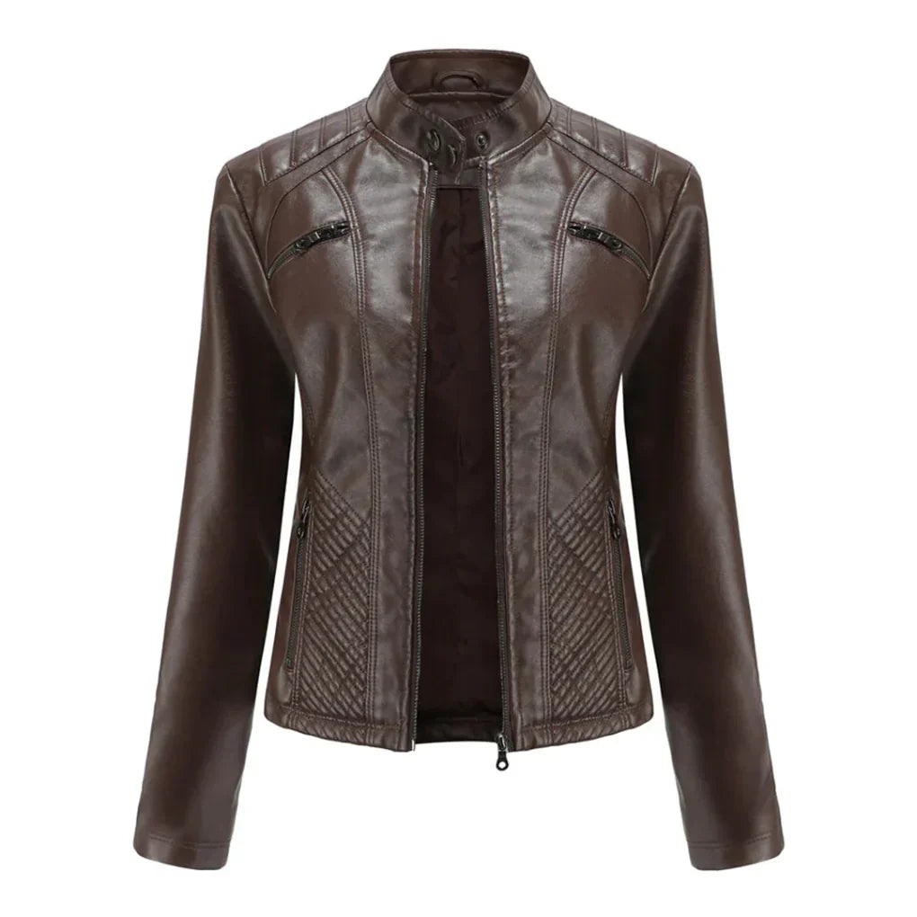 Cappotto Design Biker Classico per Donne
