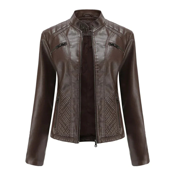 Cappotto Design Biker Classico per Donne