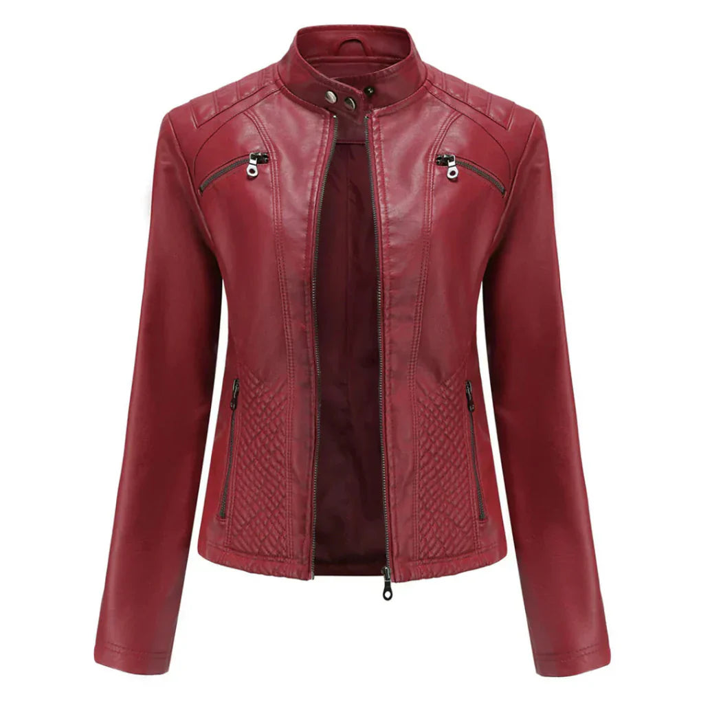 Cappotto Design Biker Classico per Donne