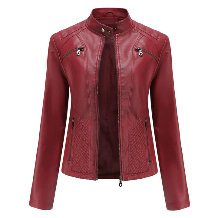 Cappotto Design Biker Classico per Donne