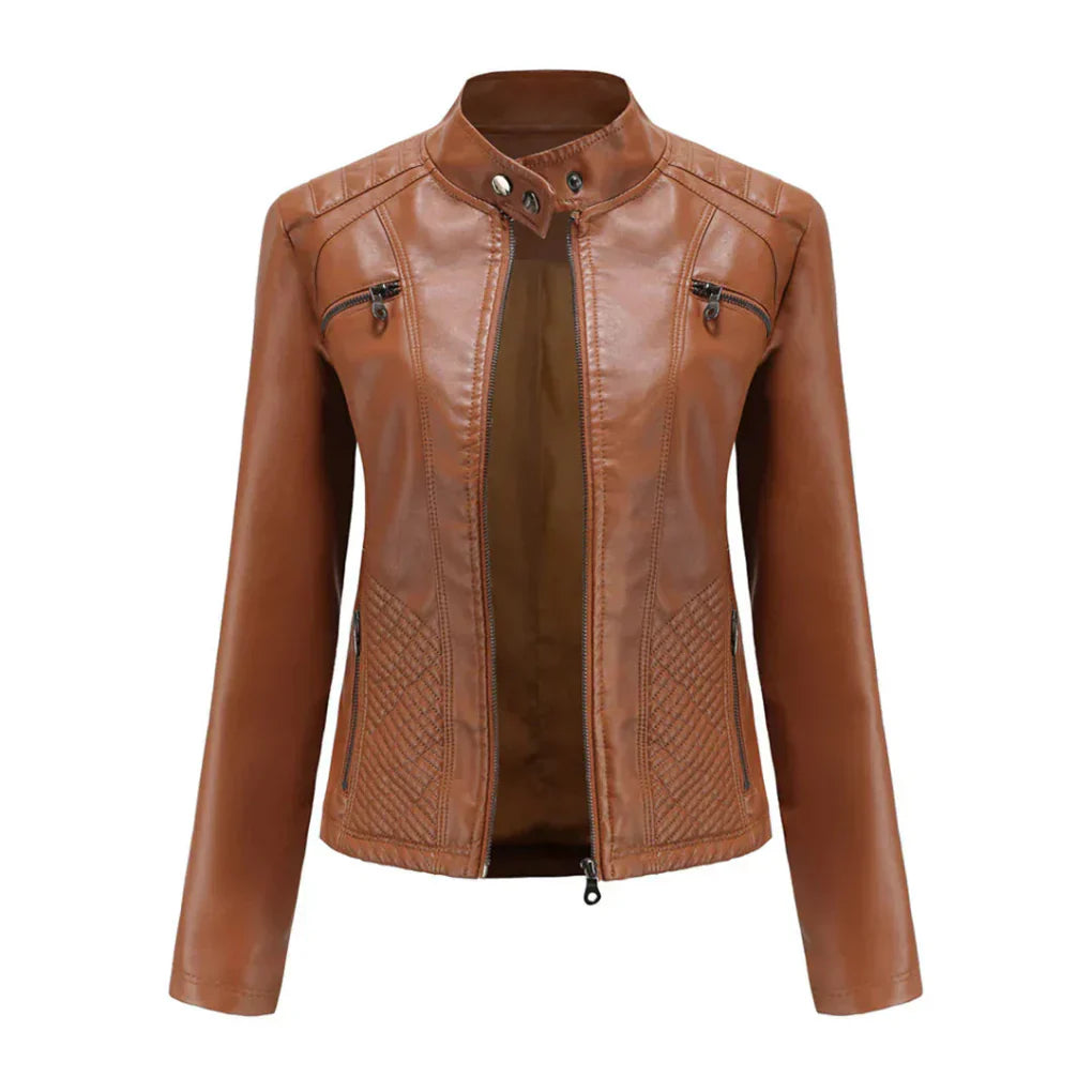 Cappotto Design Biker Classico per Donne