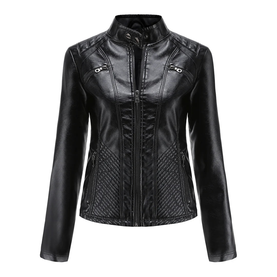 Giacca da donna elegante in ecopelle