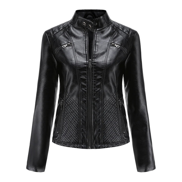 Giacca da donna elegante in ecopelle