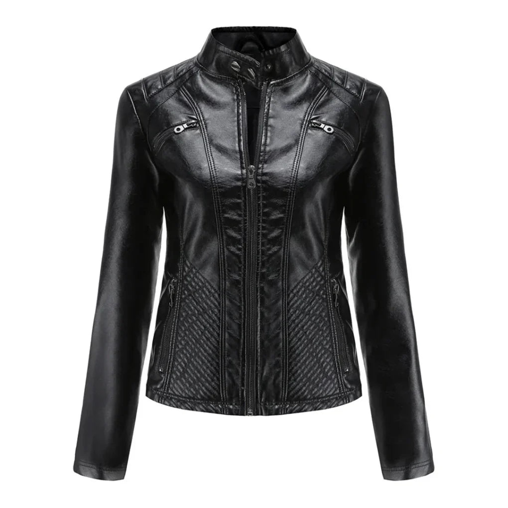 Cappotto Design Biker Classico per Donne