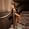 Elisa – Miniabito di lusso con paillettes per un look radioso ed elegante