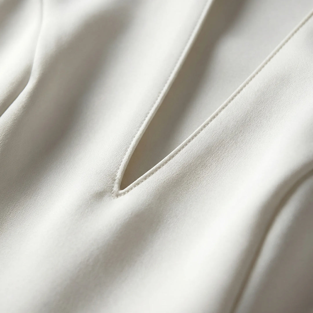 Elunova - Elegante abito da donna midi a trapezio
