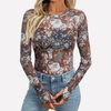 Top in Pizzo Trasparente a Rete