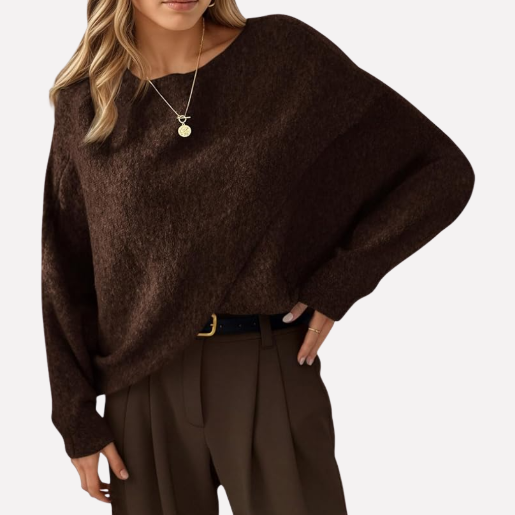 Maglione Oversize a Manica Batwing