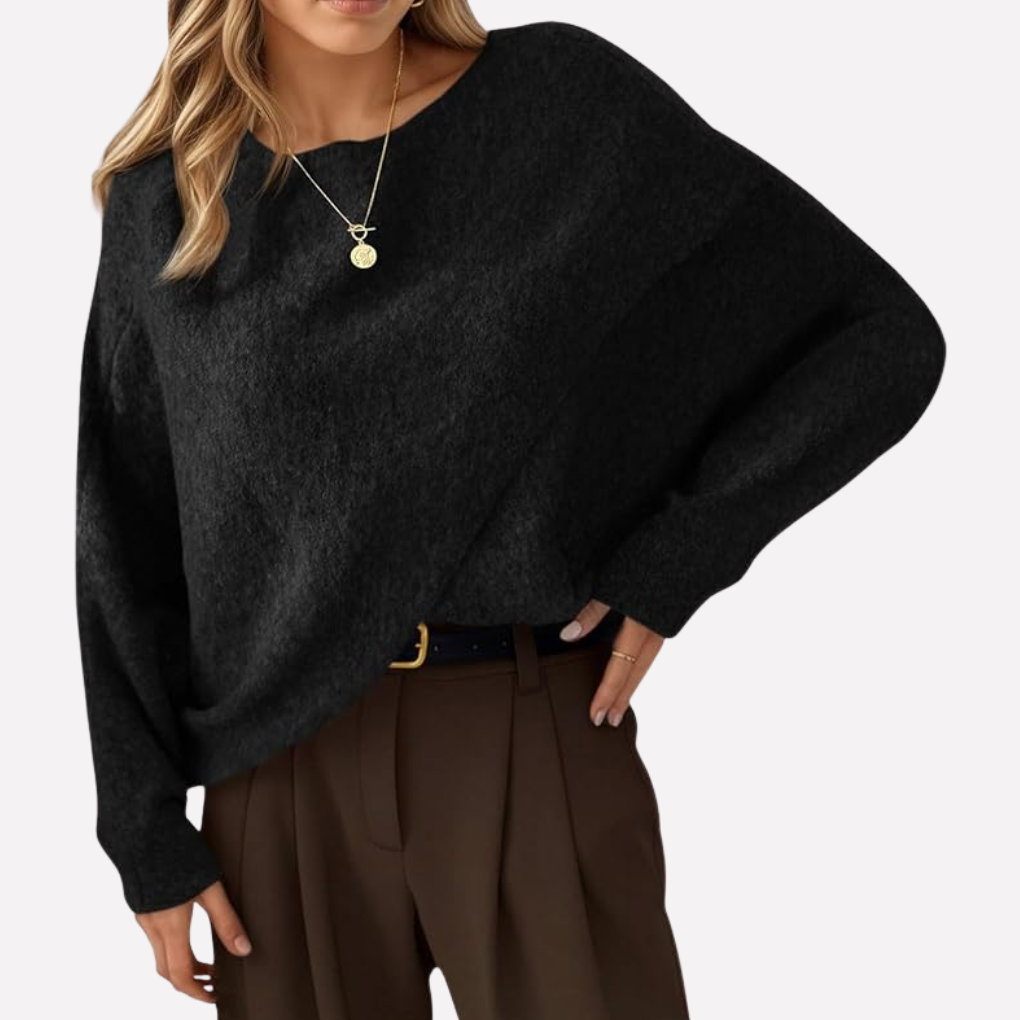 Maglione Oversize a Manica Batwing
