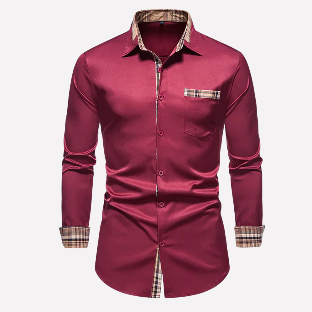 Camicia a Maniche Lunghe da Uomo