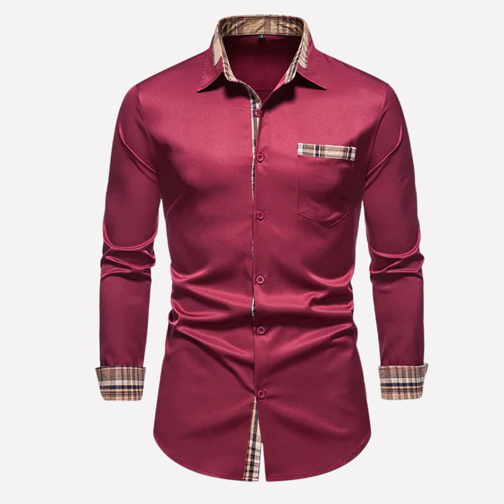 Camicia a Maniche Lunghe da Uomo