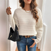 Maglione Pullover con Fiocco sul Dito delle Donne