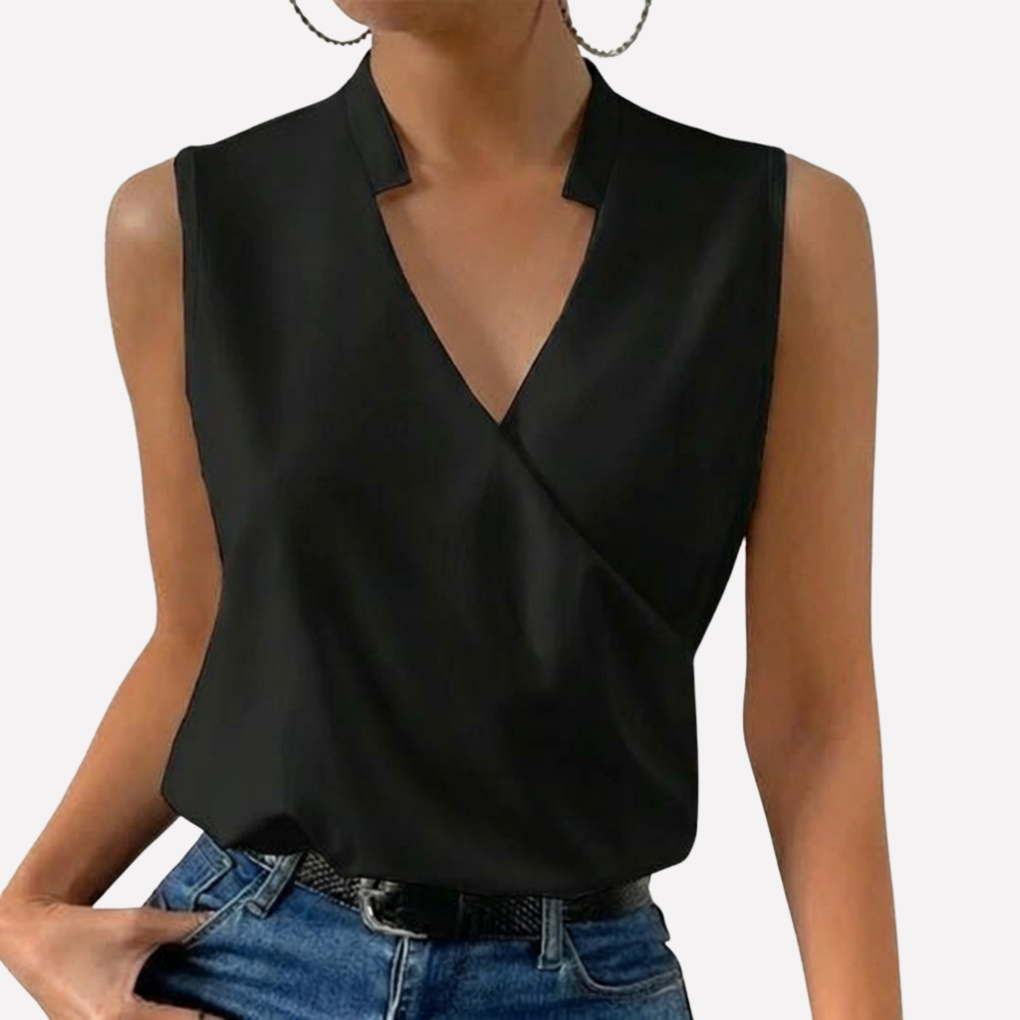 Blusa Leggera a V per Donne