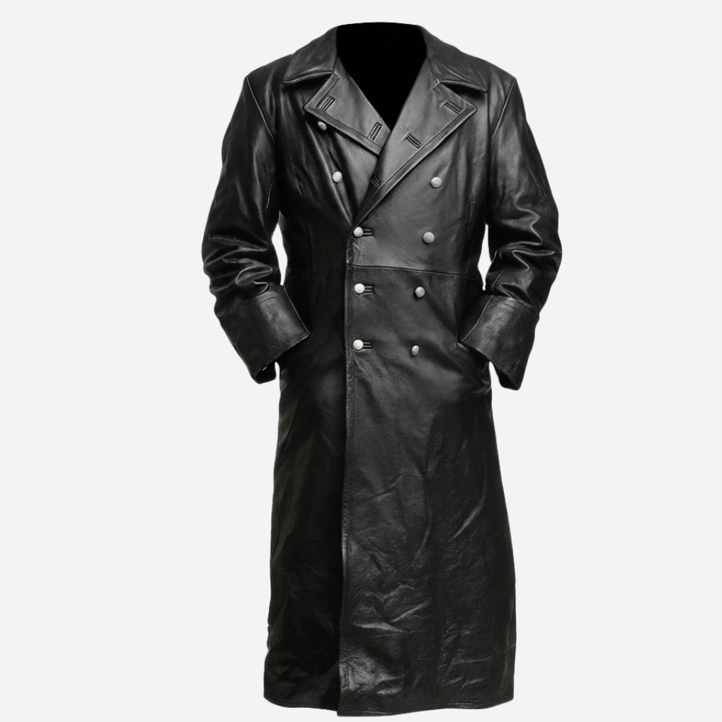 Cappotto Trench in Pelle per Donne