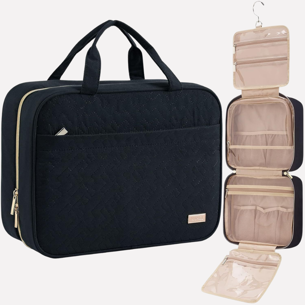 Borsa da Toilette da Viaggio con Gancio Appeso