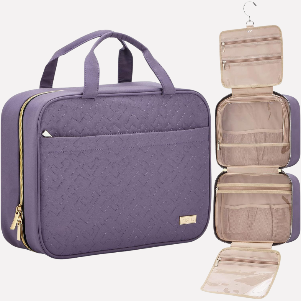 Borsa da Toilette da Viaggio con Gancio Appeso