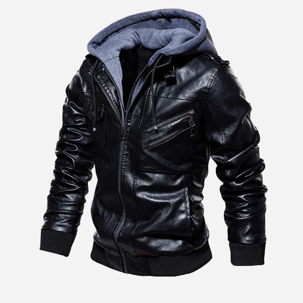Cappotto Invernale da Uomo con Collo in Pelliccia