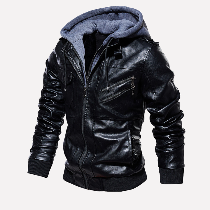 Cappotto Invernale da Uomo con Collo in Pelliccia