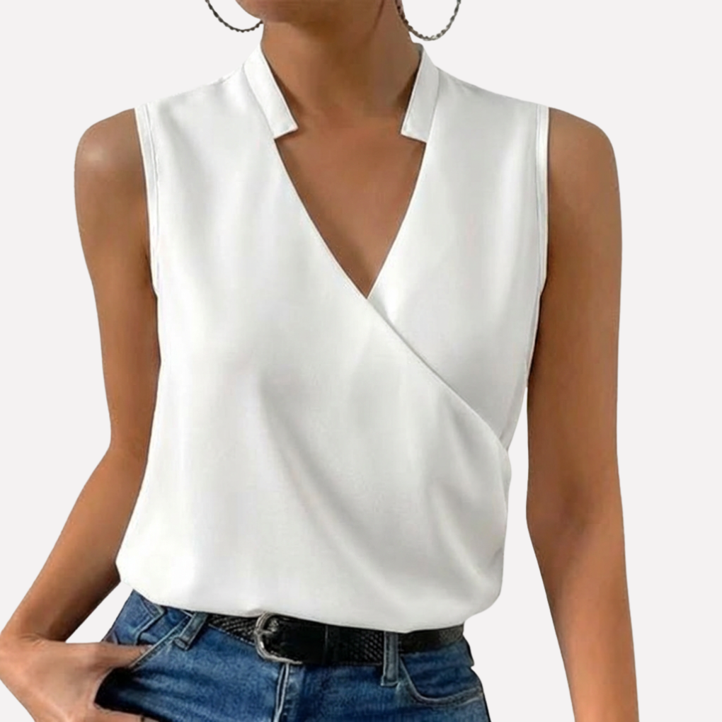 Blusa Leggera a V per Donne