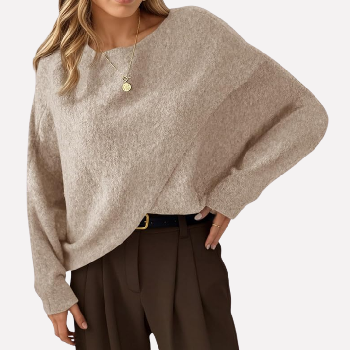 Maglione Oversize a Manica Batwing