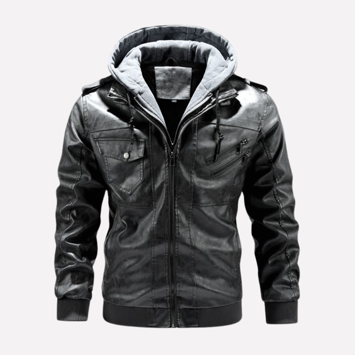 Cappotto Invernale da Uomo con Collo in Pelliccia