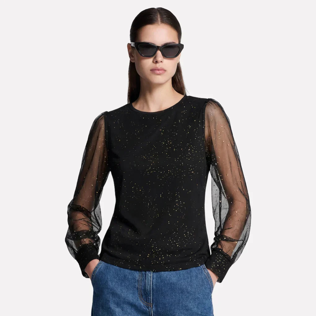 Blusa Elegante in Pizzo